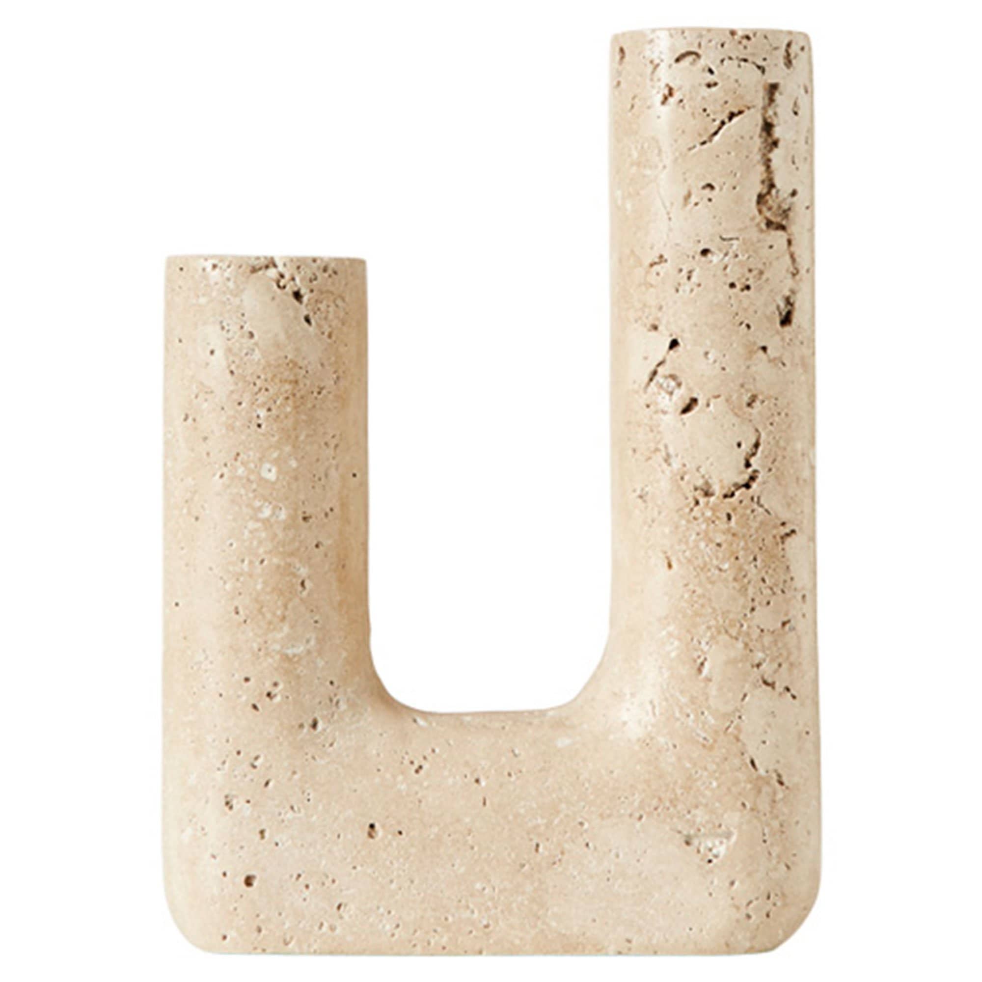 Bilde av MUUBS Minerva lysestake 20 cm Creme