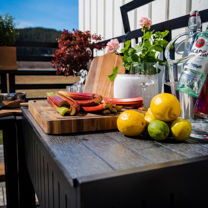 Utekjøkken med oppbevaring 90 x 56 cm