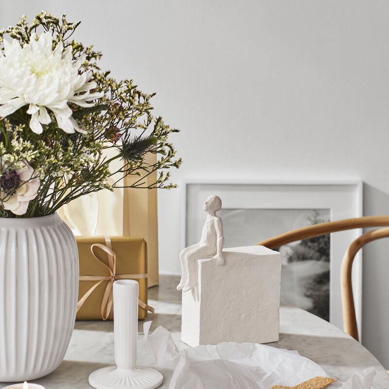 Astro Jomfru stjernetegnsfigur, hvid