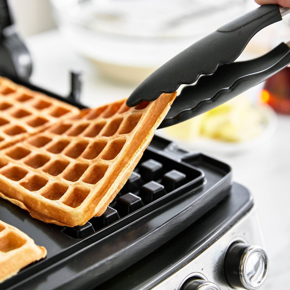 Vaffelplader til kontaktgrill