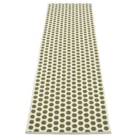 Noa matta 70 cm x 250 cm, dark olive/vanilla