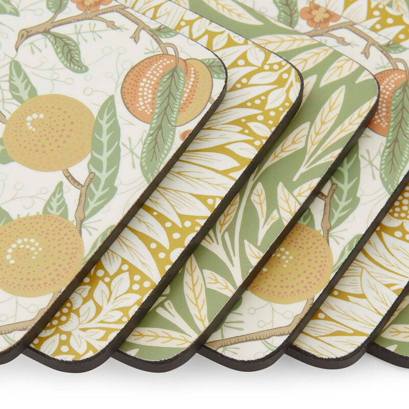 Spode Morris & Co Simply Mixed glasunderlägg 6-pack