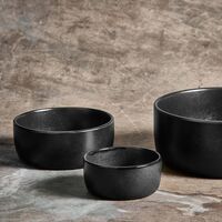 RAW skålset 3 delar, titanium black
