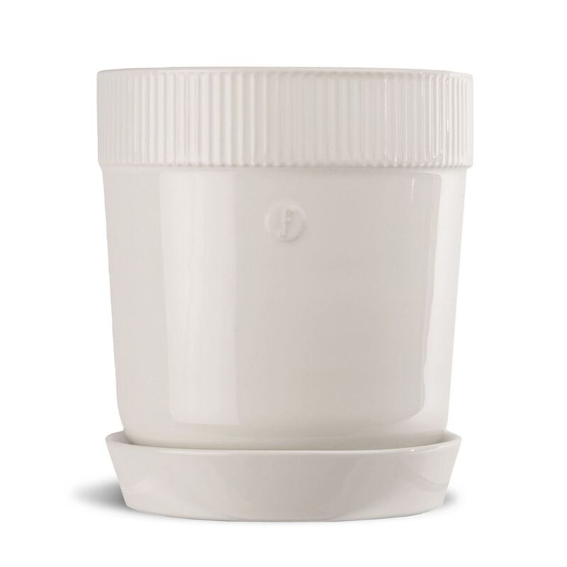 Elise örtkruka 11 cm, vit