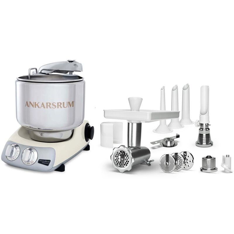 Assistent AKM 6230 -yleiskone + lihamylly-yhdistelmä, vaalea kerma