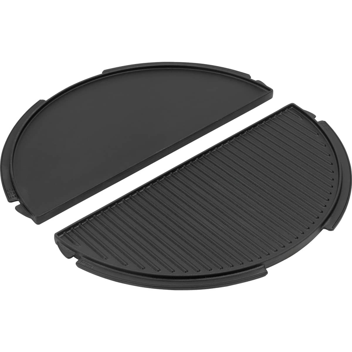 Halvrund vendbar grillplade, L