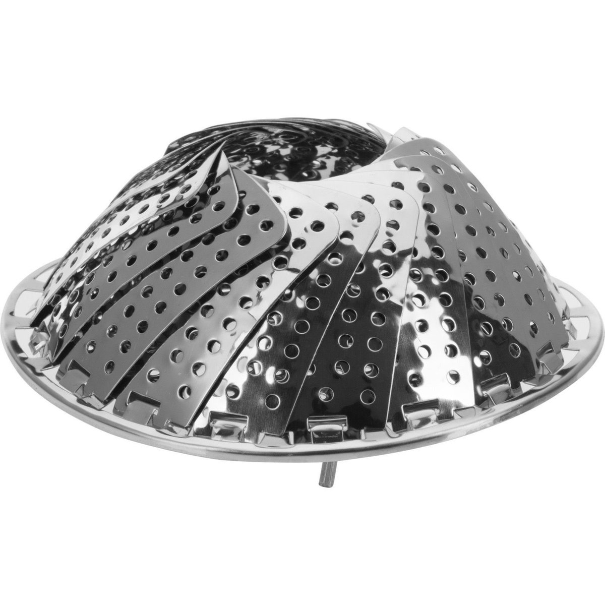 Justerbar ångkorg, 14-23 cm, rostfritt stål