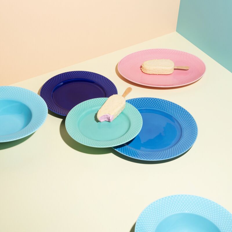 Rhombe Color lautanen, 21 cm, aqua