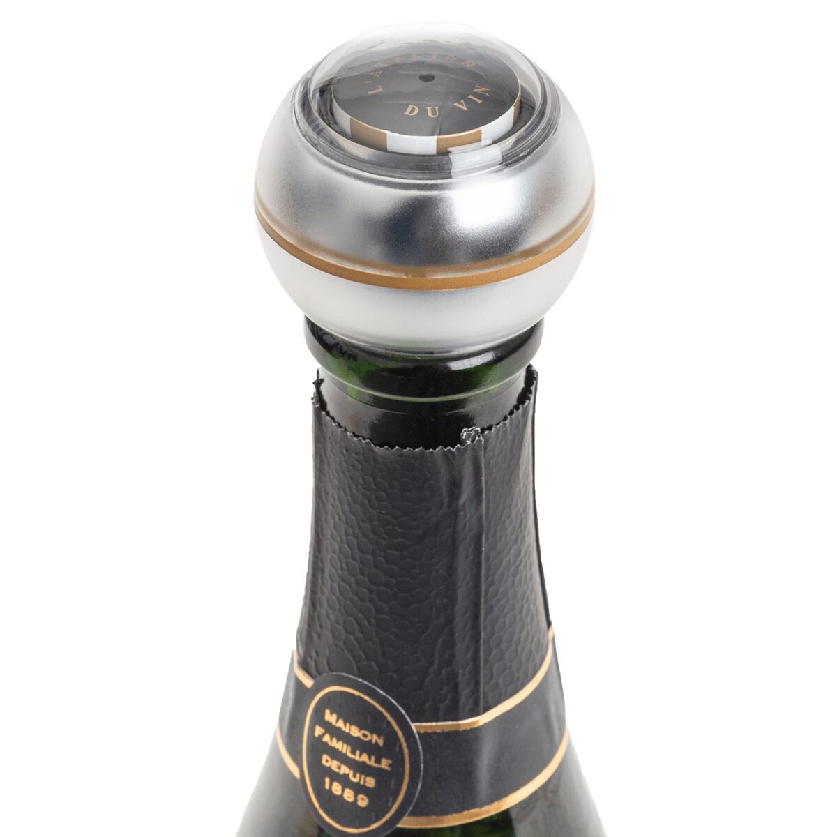 Champagnepropp med bubbelindikator