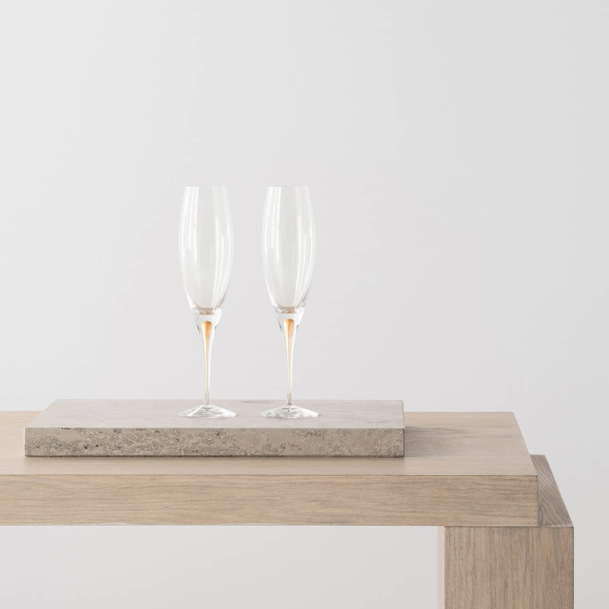 Intermezzo Champagne-glas, guld, 2 st