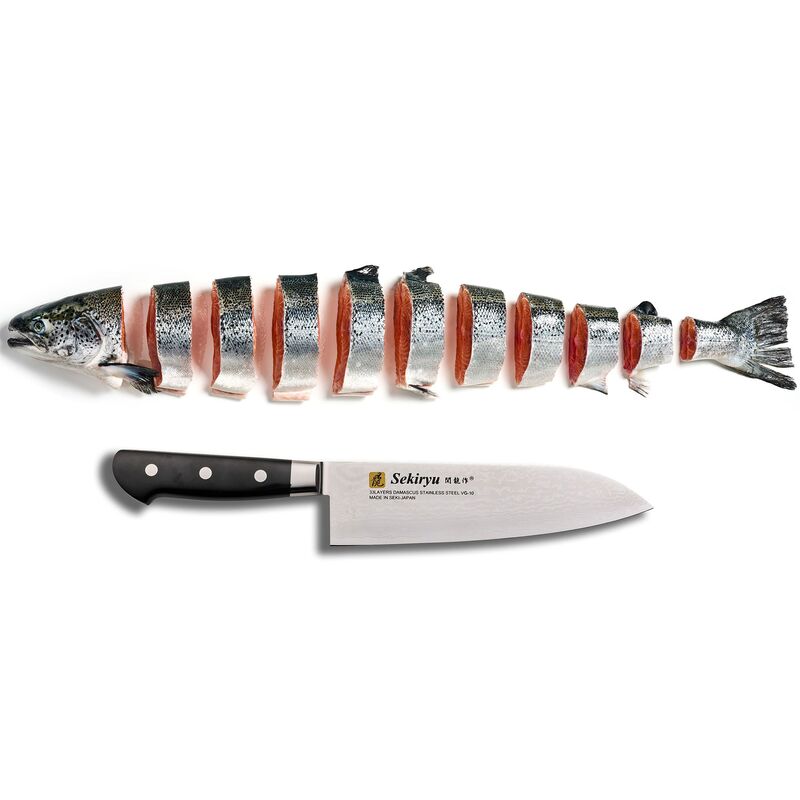 Damask Santokuveitsi 18 cm