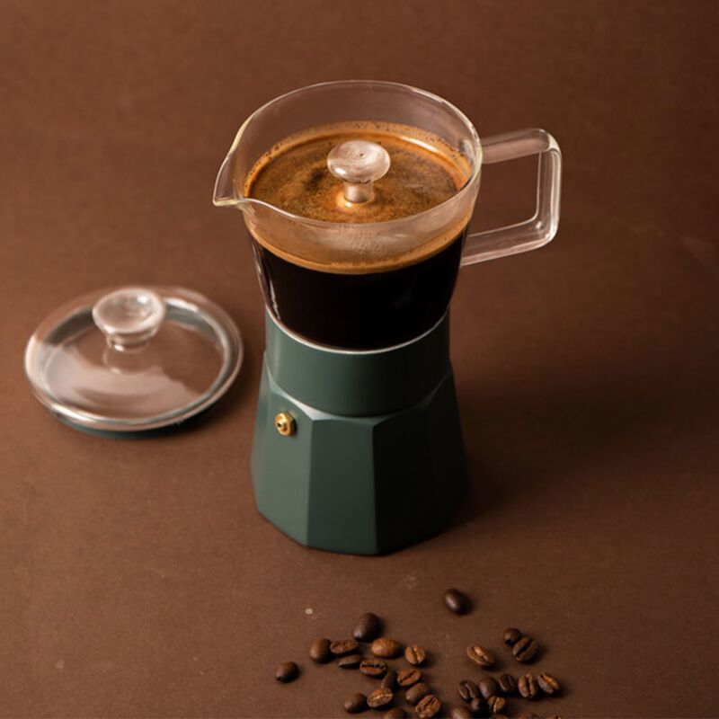 Espressokeitin, vihreä