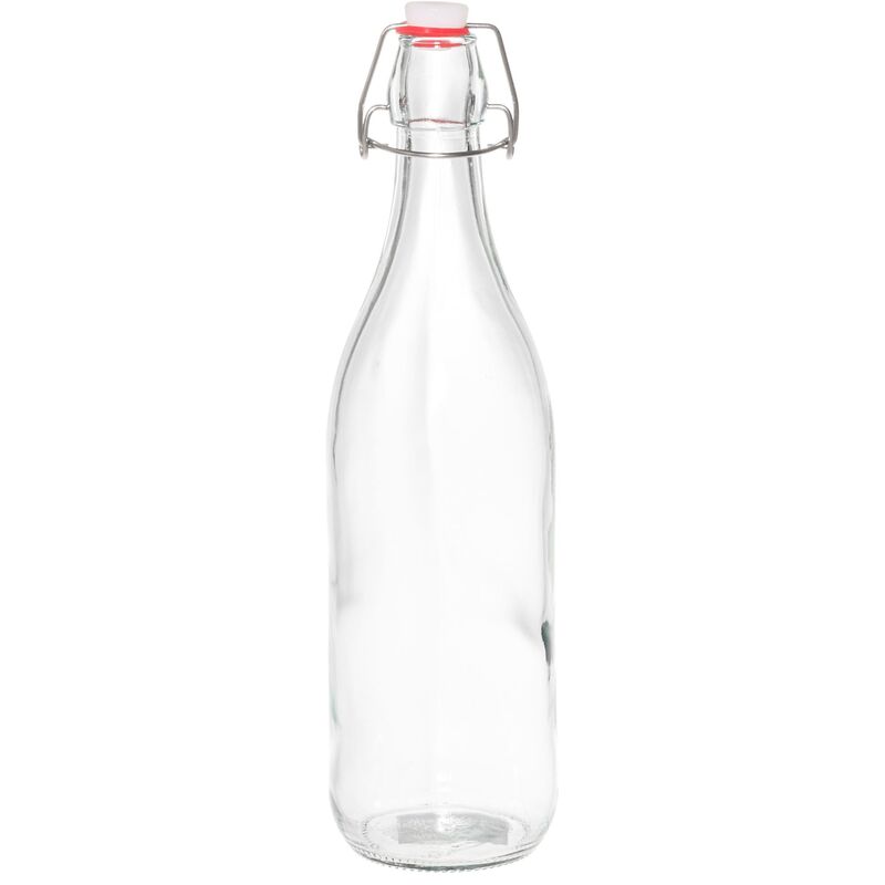 Glasflaske med patentlåg 1 liter