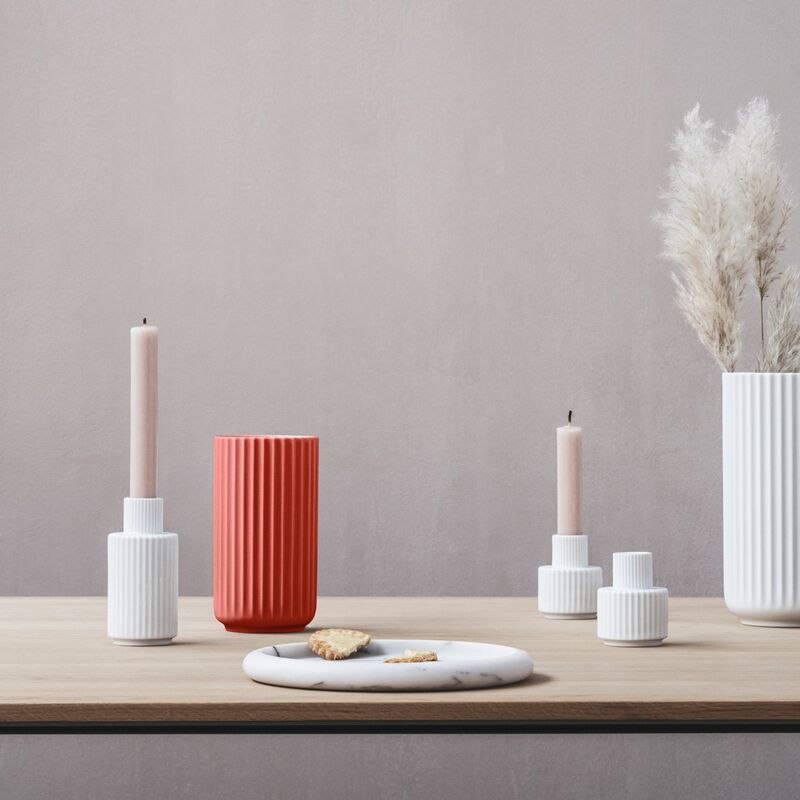 Lyngby vas 15,5 cm, röd