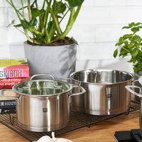 TrueFlow True Flow grytset 4 delar + 4 lock, rostfritt stål