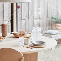 Jali glas 10,5 cm, white