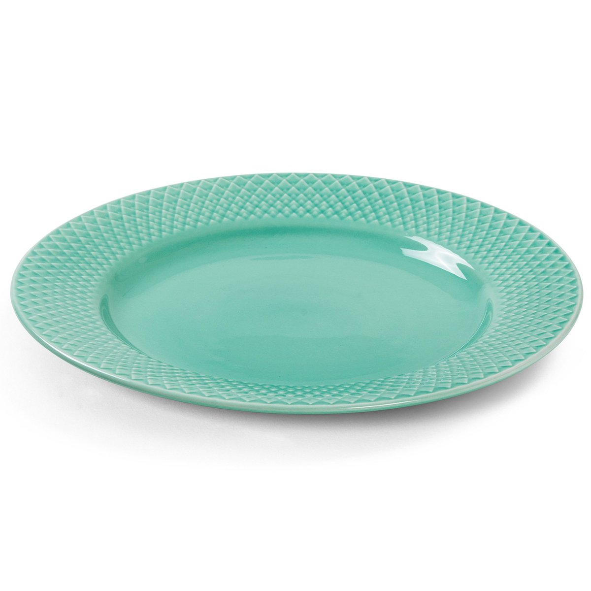 Rhombe Color lautanen, 21 cm, aqua