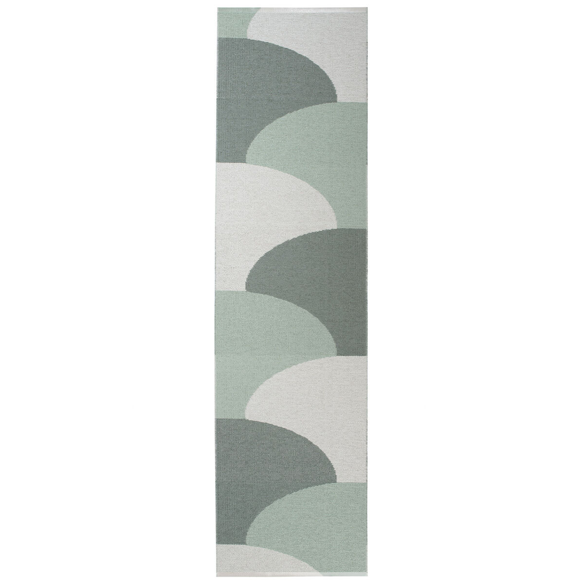 Pappelina Hill matta 70 × 270 cm, army/mint/grey