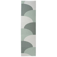 Pappelina Hill matta 70 × 270 cm, army/mint/grey