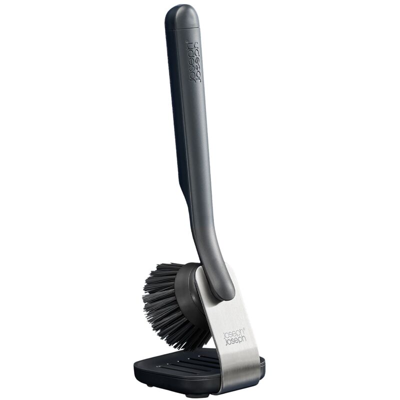 Joseph Joseph SinkTech diskborste med ställ i rostfritt stål