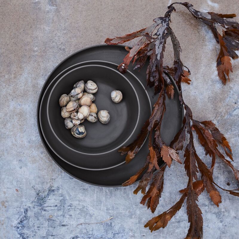 Take skål, 15,5 cm, 2 st, Grå