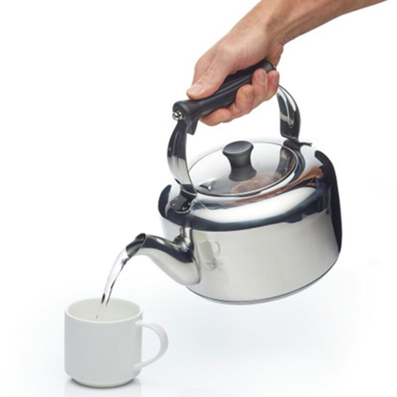 Tekanna 2 liter, rostfritt stål