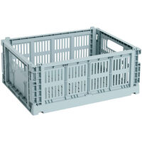 HAY Colour Crate Medium förvaringslåda, dusty blue