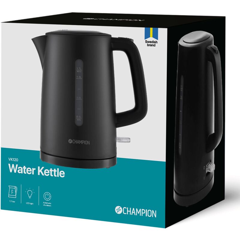 VK120 Elkedel 1,7 liter, matsort