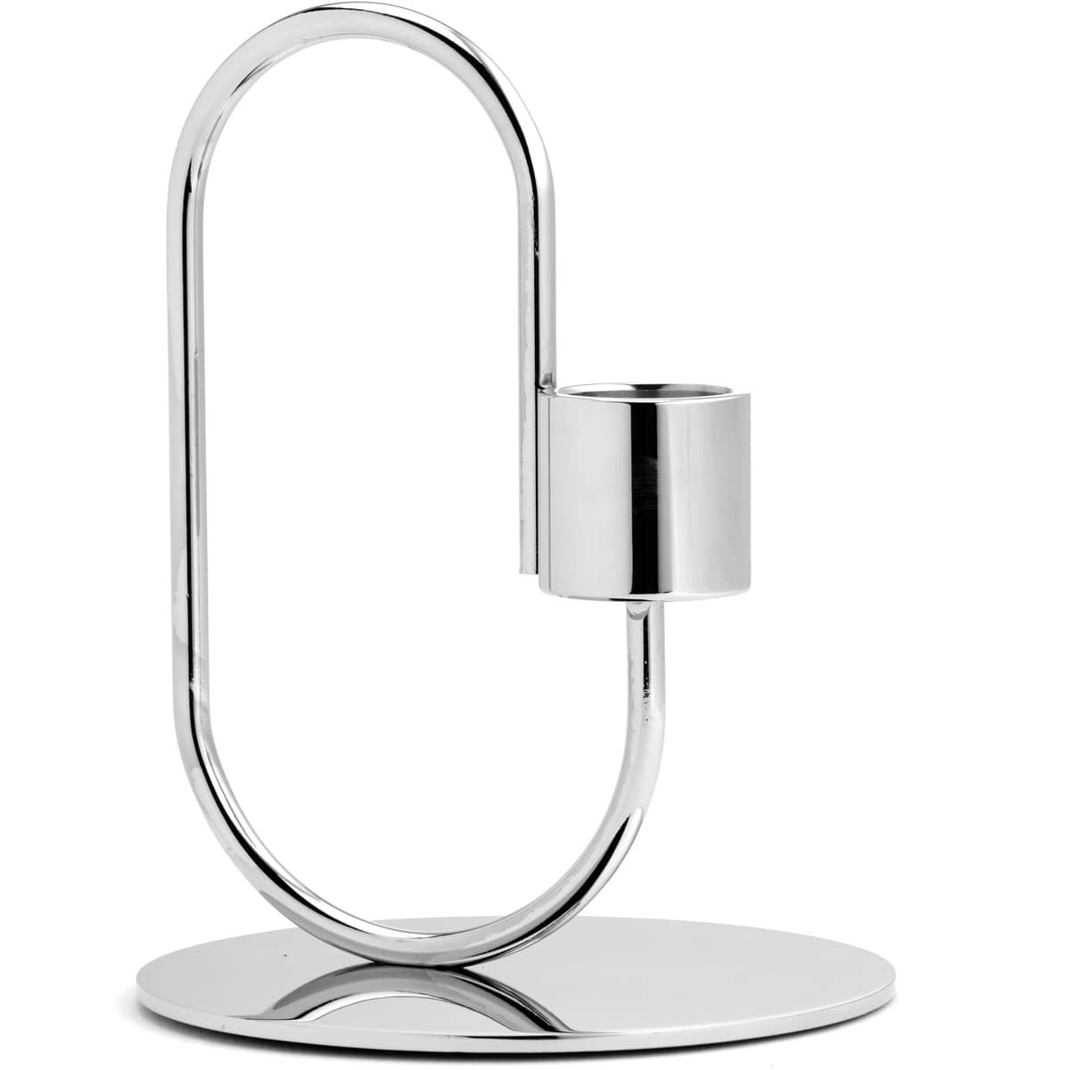 Swoop kynttilänjalka 13,5 cm, ruostumaton teräs