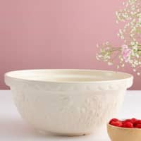 Rose bladskål 29 cm, créme