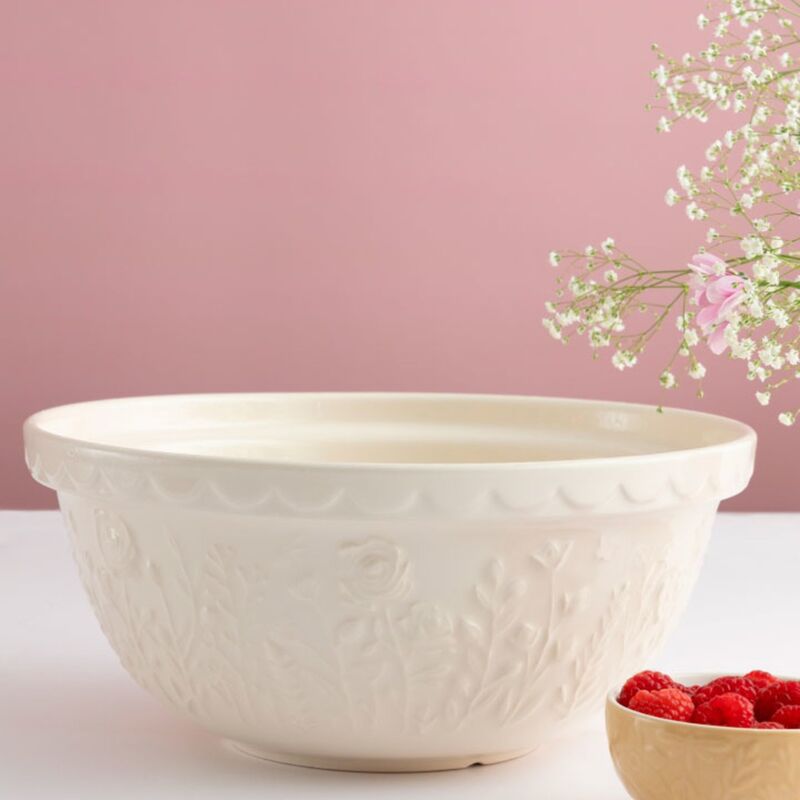 Rose sekoituskulho 29 cm, creme