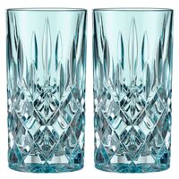 Noblesse longdrinkglas, aqua, 2 stk.