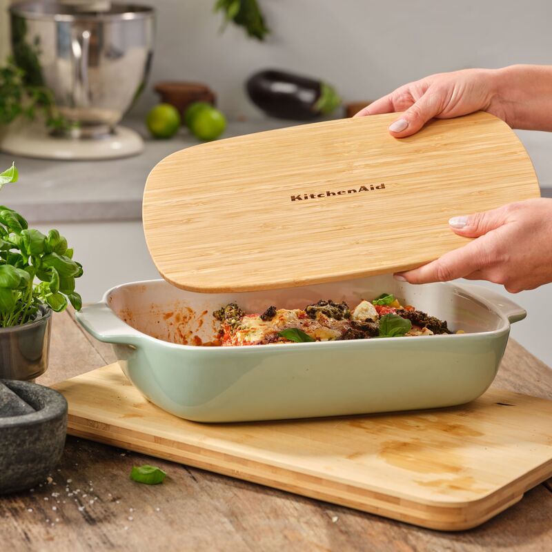 Ovnsform med lokk 39x23,5x7,5 cm, pistage