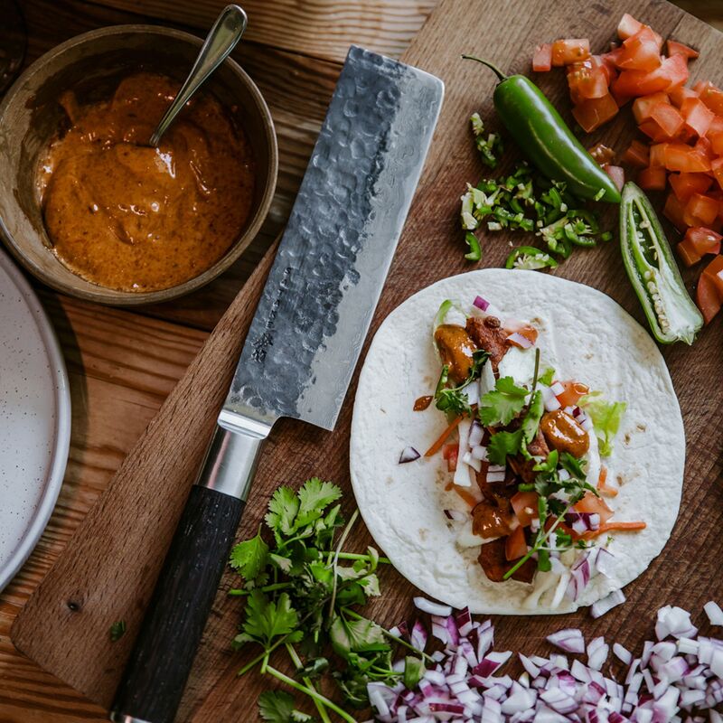 Kuro Nakiri grønnsakskniv, 18 cm