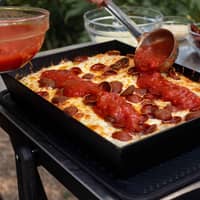 Detroit-Style pizzapanna small 24 x 17 cm