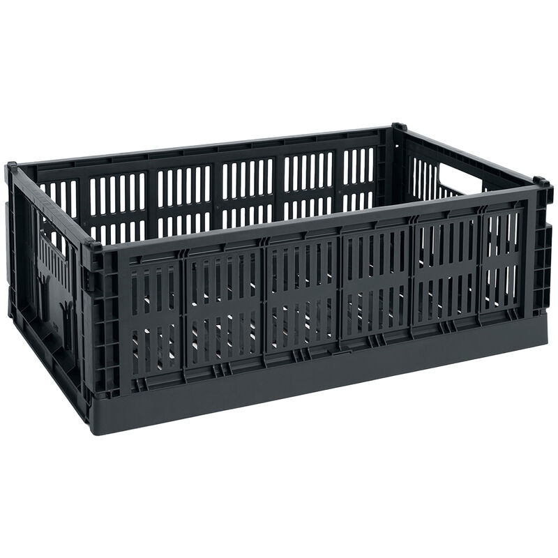 HAY Colour Crate Large Opbevaringskasse, charcoal