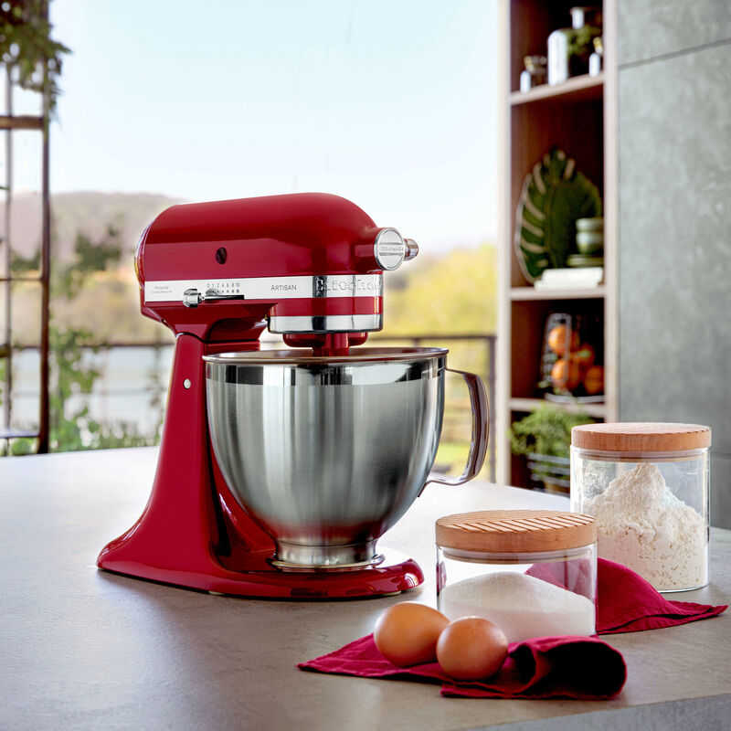 5KSM185PSECA Stand Mixer 4,8L röd metallic