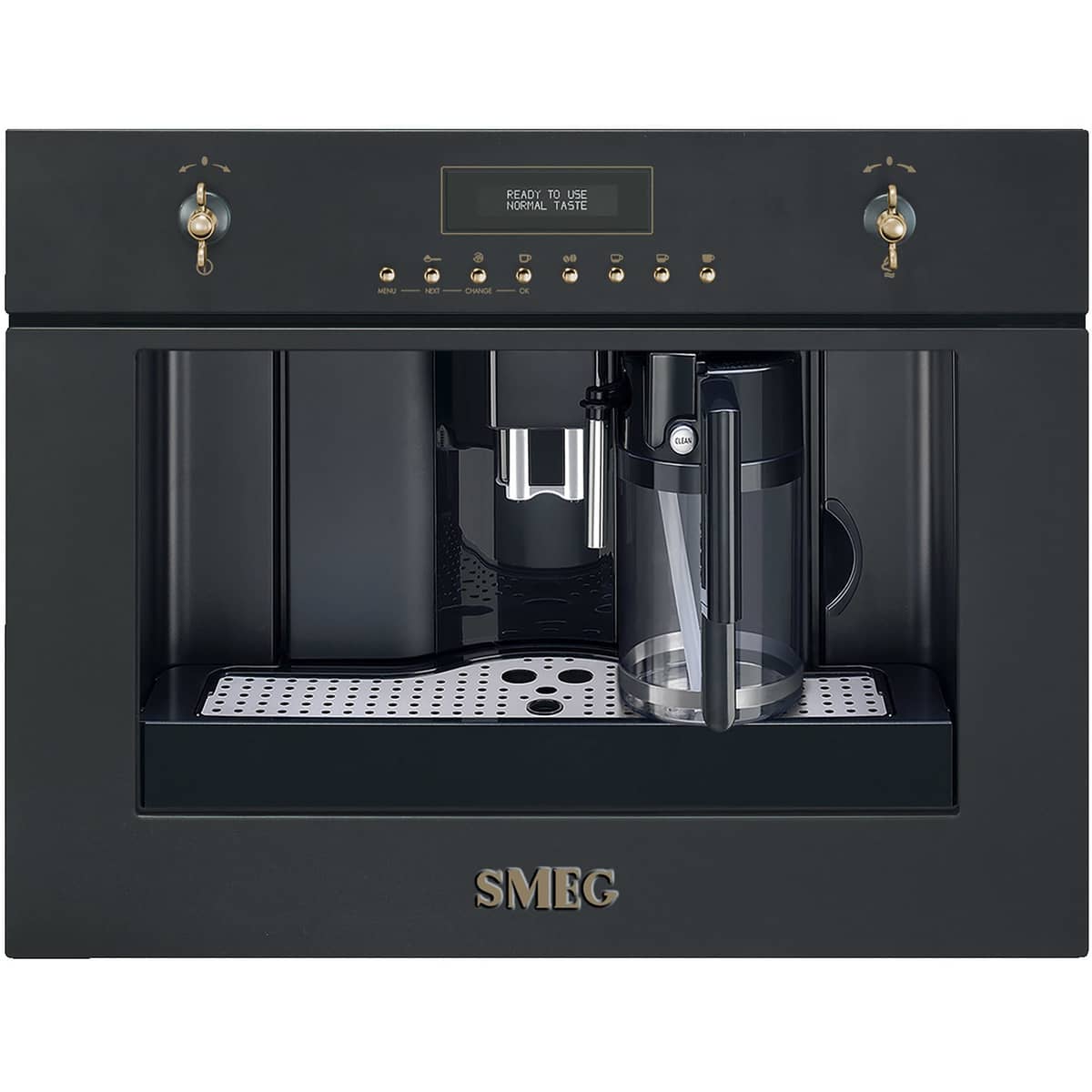 60 cm indbygget kaffemaskine antracit