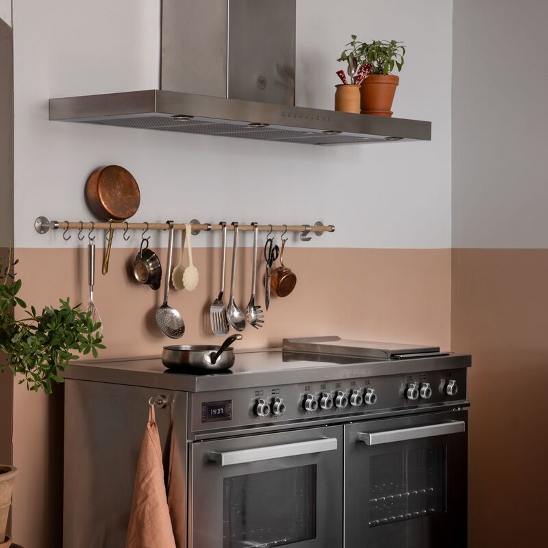 KT120P1AXT Professional emhætte 120 cm, rustfrit stål