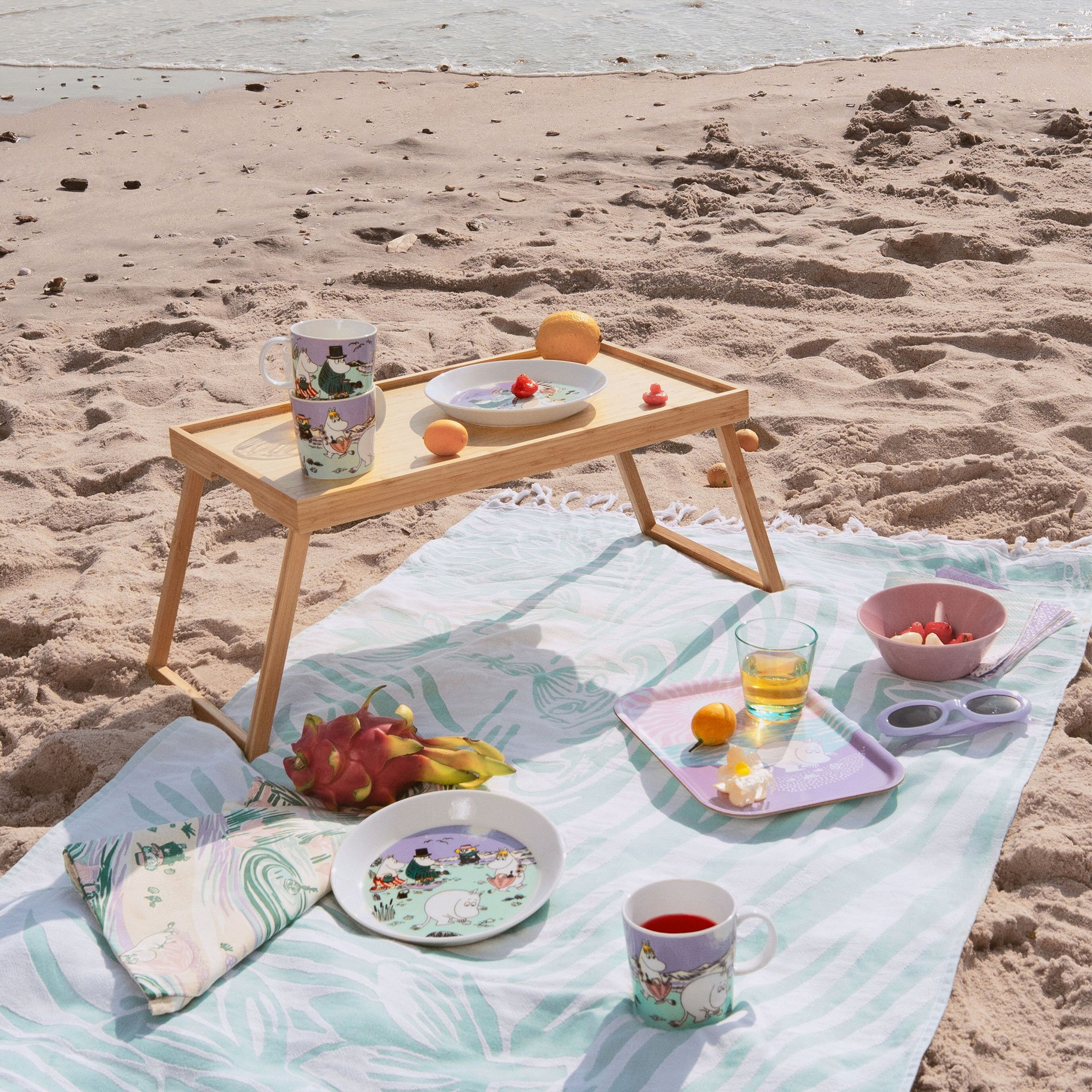 Arabia Mumin En dag på stranden pappersservett 33 cm