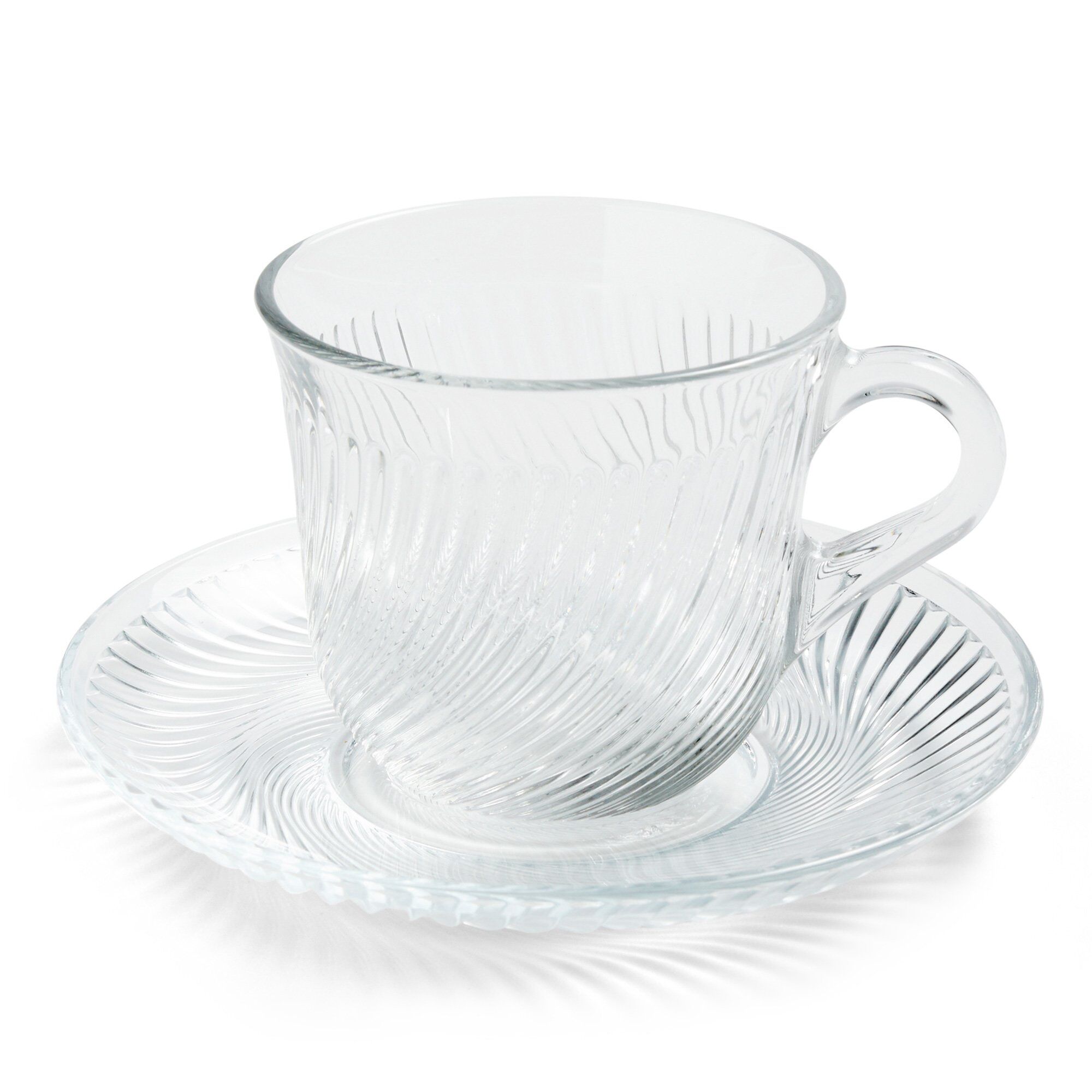 Hay Pirouette kop med underkop, 150 ml, klar