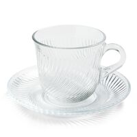 Pirouette kop med underkop, 150 ml, klar