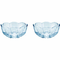 Lily skål 13 cm 2-pack, blue iris