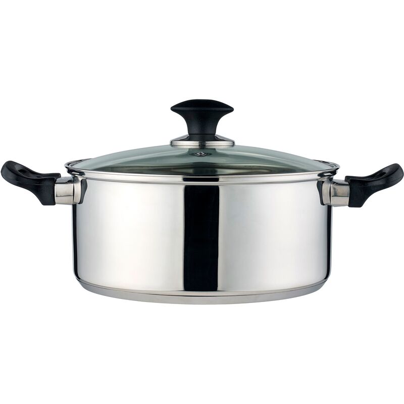 Grydesæt 6 dele, rustfrit stål