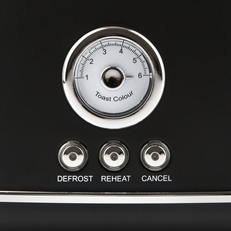 Artista brödrost 2 skivor, svart