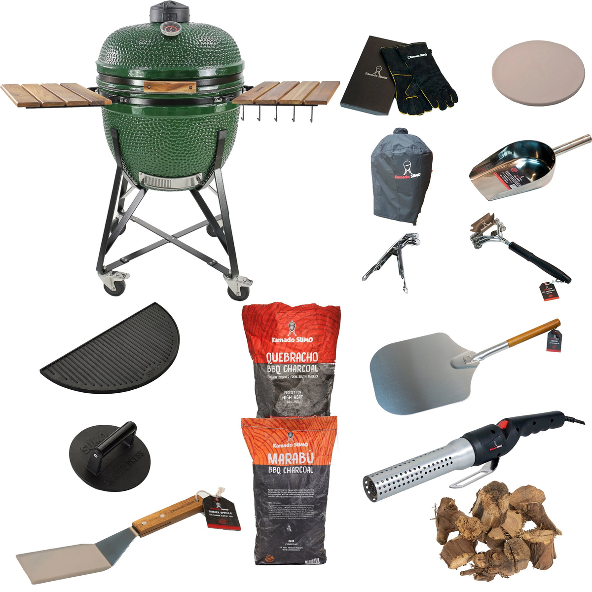 Maxi Stor Grillpakke, grøn