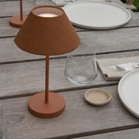 Teya Portabel pöytälamppu, terrakotta