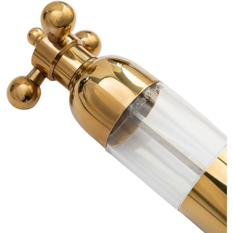 salt- och pepparkvarn, guld