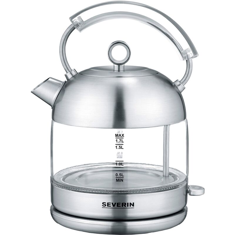 Retro elkedel 1,7 liter, glas