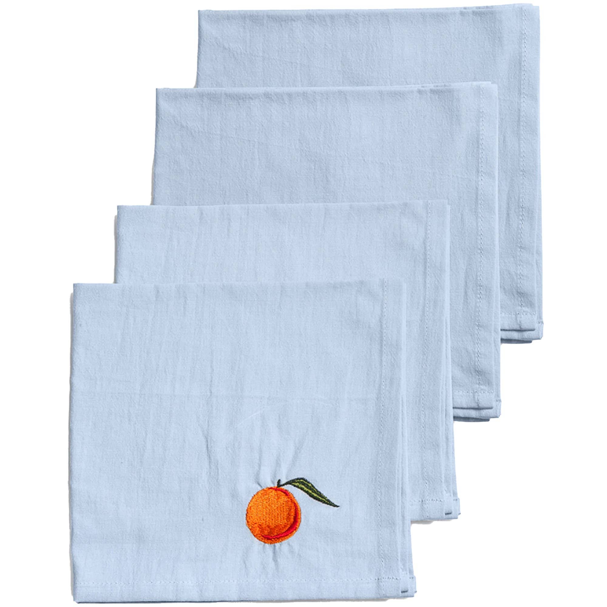 Appelsinservietter 40×40 cm 4-pak.
